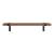 Raft de perete House Nordic Luxor 50 cm, furnir frasin natural si metal negru