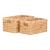 Set 2 coșuri de depozitare Passo din hiacint de apă, natural – House Nordic