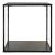 Raft de perete cubic House Nordic Vita, negru, 36x36x36 cm