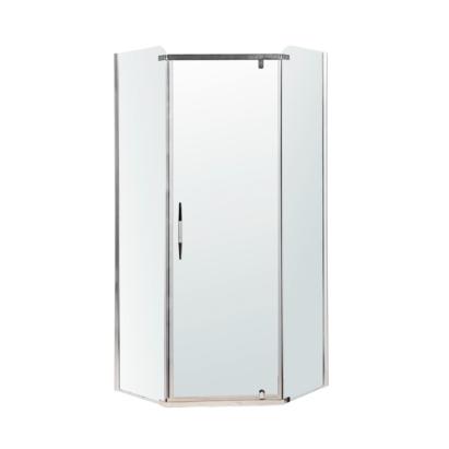 Cabină de duș pentagonală Leziter Celtic 90x90 cm, fără tavă, sticlă 6 mm