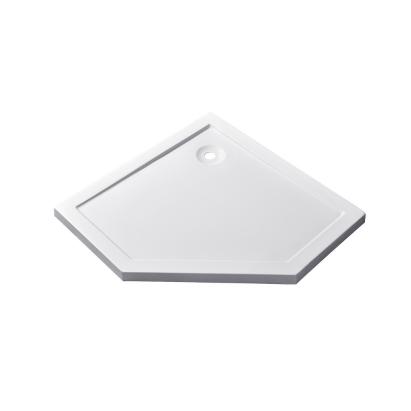 Tavă de duș acrilică Leziter Modena Slim low, pentagonală 90x90 cm