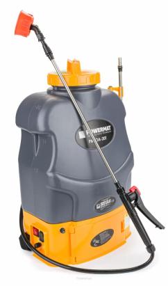 Pulverizator cu baterie Powermat PM-OA-20T, 20L, 12V 15Ah, presiune 1–4,5 bar