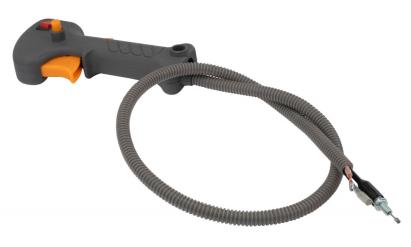 Manetă accelerație cu cablu pentru motocoasă pe benzină Powermat PM-KS-600T, 19 mm