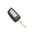 Carcasă cheie telecomandă compatibilă Nissan, 4 butoane, cu lamelă metalică 5040-3+1