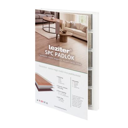 Catalog de mostre culori pentru pardoseală SPC Leziter, 20 decoruri reale