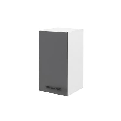 Dulap superior bucătărie Leziter Praktik 30, 1 ușă, alb/antracit, 30 cm