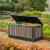 Cutie depozitare grădină Curver Decocoat Kentwood 350L, efect lemn frasin