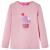 Tricou de copii cu mâneci lungi, roz deschis, 92 GartenMobel Dekor