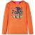 Tricou pentru copii cu mâneci lungi, portocaliu ars, 92 GartenMobel Dekor