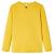 Tricou pentru copii cu mâneci lungi, ocru, 128 GartenMobel Dekor