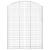 Coș gabion arcuit, 150x30x180/200 cm, fier galvanizat GartenMobel Dekor