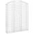 Coș gabion arcuit, 150x30x180/200 cm, fier galvanizat GartenMobel Dekor