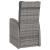 Set mobilier de grădină cu perne, 7 piese, gri, poliratan GartenMobel Dekor