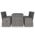 Set mobilier de grădină cu perne, 7 piese, gri, poliratan GartenMobel Dekor