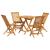 Set mobilier de grădină, 5 piese, lemn masiv de tec GartenMobel Dekor