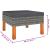 Set mobilier de grădină cu perne, 6 piese, gri, poliratan GartenMobel Dekor