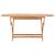 Set mobilier de exterior pliabil, 7 piese, lemn masiv de tec GartenMobel Dekor