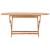 Set mobilier de exterior pliabil, 9 piese, lemn masiv de tec GartenMobel Dekor