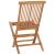 Set mobilier de exterior pliabil, 9 piese, lemn masiv de tec GartenMobel Dekor