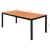 Set mobilier de grădină, 9 piese, negru și maro, ratan PVC GartenMobel Dekor