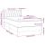 Pat box spring cu saltea, albastru, 100x200 cm, textil GartenMobel Dekor