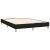 Pat box spring cu saltea, negru, 140x190 cm, textil GartenMobel Dekor