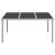 Masă de grădină, 170x170x74,5 cm, oțel și sticlă GartenMobel Dekor
