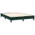 Pat box spring cu saltea, verde închis, 140x190 cm, catifea GartenMobel Dekor