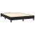 Pat box spring cu saltea, negru, 140x190 cm, catifea GartenMobel Dekor