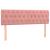 Pat box spring cu saltea, roz, 140x190 cm, catifea GartenMobel Dekor
