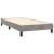 Pat box spring cu saltea, gri deschis, 90x190 cm, catifea GartenMobel Dekor