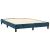 Pat box spring cu saltea, albastru închis, 140x190 cm, catifea GartenMobel Dekor