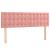 Pat box spring cu saltea, roz, 140x190 cm, catifea GartenMobel Dekor