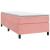 Pat box spring cu saltea, roz, 100x200 cm, catifea GartenMobel Dekor