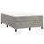 Pat box spring cu saltea, gri deschis, 120x200 cm, catifea GartenMobel Dekor