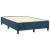 Pat box spring cu saltea, albastru închis, 120x200 cm, catifea GartenMobel Dekor