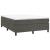 Pat box spring cu saltea, gri închis, 140x190 cm, catifea GartenMobel Dekor