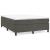 Pat box spring cu saltea, gri închis, 140x190 cm, catifea GartenMobel Dekor