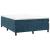 Pat box spring cu saltea, albastru închis, 140x190 cm, catifea GartenMobel Dekor