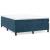 Pat box spring cu saltea, albastru închis, 140x200 cm, catifea GartenMobel Dekor