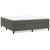 Pat box spring cu saltea, gri închis, 160x200 cm, catifea GartenMobel Dekor