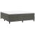 Pat box spring cu saltea, gri închis, 180x200 cm, catifea GartenMobel Dekor