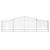 Coșuri gabion arcuite 10 buc, 200x30x40/60 cm, fier galvanizat GartenMobel Dekor