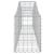 Coșuri gabion arcuite 11 buc, 200x30x40/60 cm, fier galvanizat GartenMobel Dekor