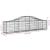 Coșuri gabion arcuite 20 buc, 200x30x40/60 cm, fier galvanizat GartenMobel Dekor