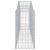 Coșuri gabion arcuite 2 buc, 200x30x60/80 cm, fier galvanizat GartenMobel Dekor