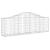 Coșuri gabion arcuite 10 buc, 200x30x60/80 cm, fier galvanizat GartenMobel Dekor