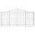 Coșuri gabion arcuite 2 buc, 200x30x80/100cm, fier galvanizat GartenMobel Dekor
