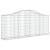 Coșuri gabion arcuite 6 buc, 200x30x80/100cm, fier galvanizat GartenMobel Dekor