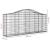 Coșuri gabion arcuite 15 buc, 200x30x80/100cm, fier galvanizat GartenMobel Dekor